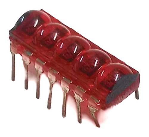 Ruby Bubble Digit Matrix Display