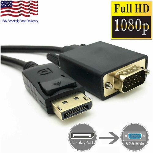 VGA Converter Cable for High-Definition Display and PC Connectivity