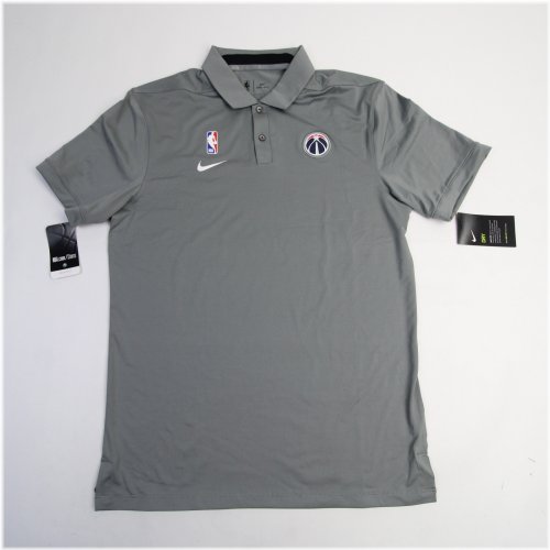 Washington Wizards Men's Gray Nike Polo