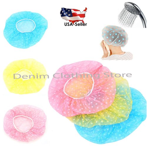 Assorted Waterproof Elastic Hair Caps Set