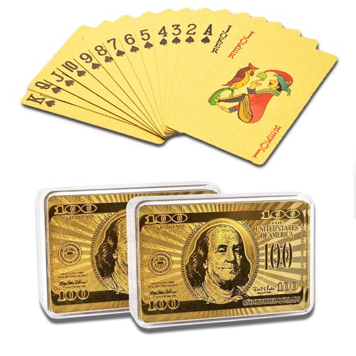 Gold Collection Waterproof Poker Cards