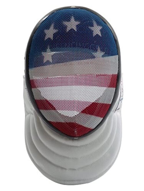 National Guard Epee Mask - USA Flag Pattern (Small)