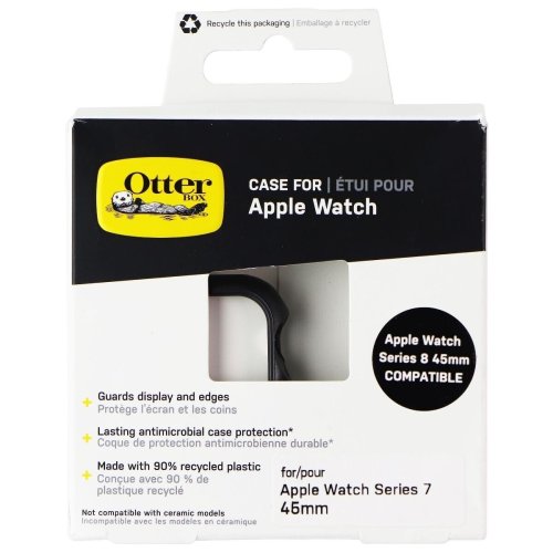 Black OtterBox Bumper for Apple Watch 45mm