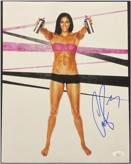 Candace Parker Autographed ESPN The Body Paint Issue Photo