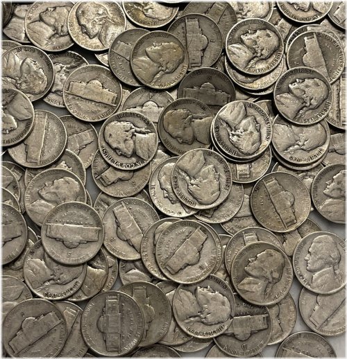 WWII Silver War Nickels - Lot of 4 Coins