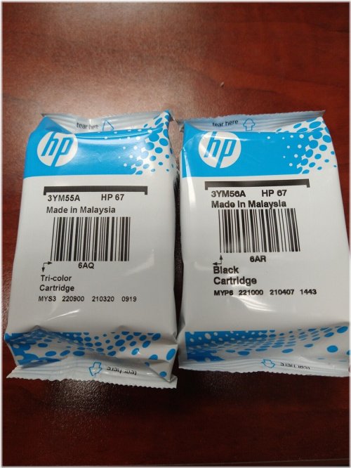 Deskjet 4155/e Ink Refill Set - Black & Color (HP 67)