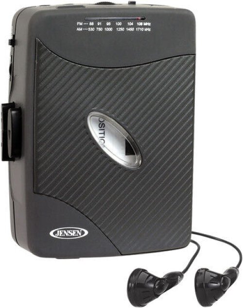 Jensen SoundMate Portable Cassette Player with Stereo Earbuds