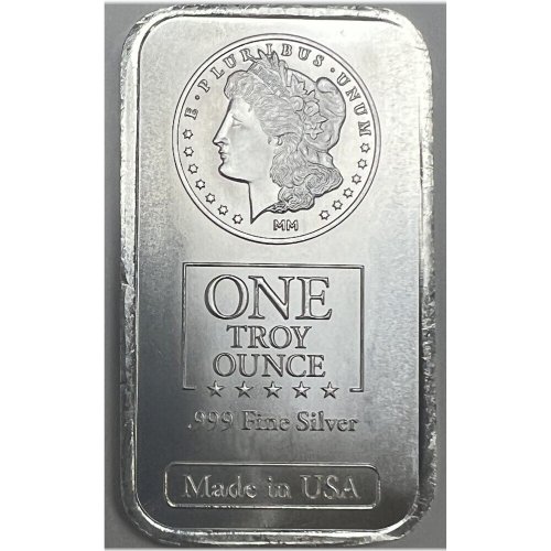 Morgan Design Silver Bullion Bar by Mason Mint