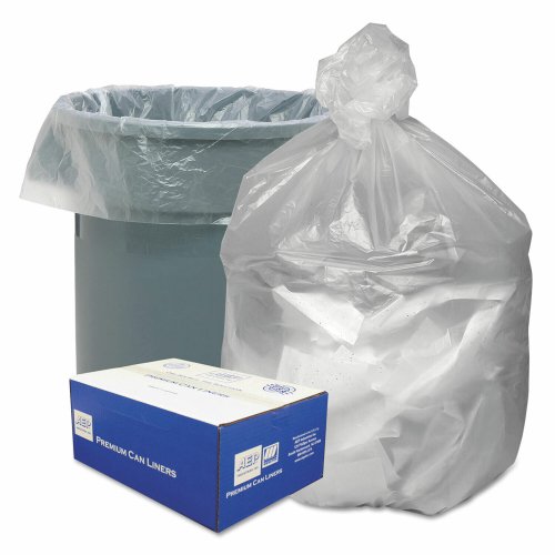 Natural Strength Waste Can Liners - 40-45gal, 10 Microns, 40x46 (250 count)