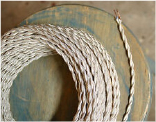 Ivory Twisted Rayon Cord