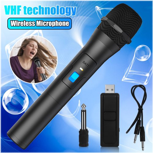 VocalPro Wireless Handheld Microphone System with USB Receiver