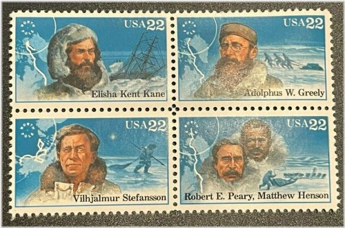 Arctic Explorers Plate Block