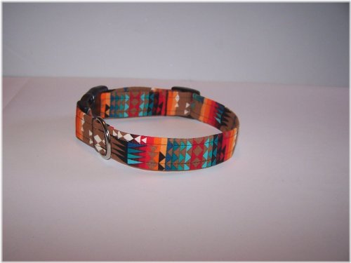 Sunset Aztec Dog Collar by Wet Nose Designs