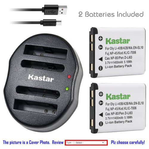 Nikon Coolpix Battery Charger by Kastar