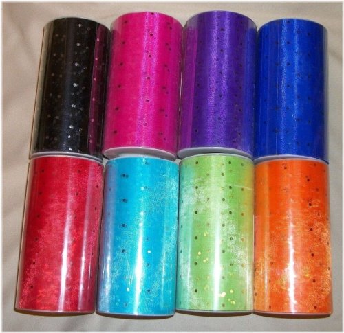 Sequin Sheer Tulle Roll