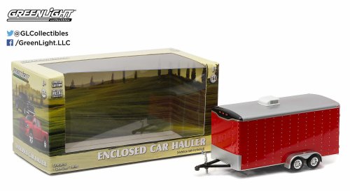 GreenLight Enclosed Car Trailer Tandem Axle