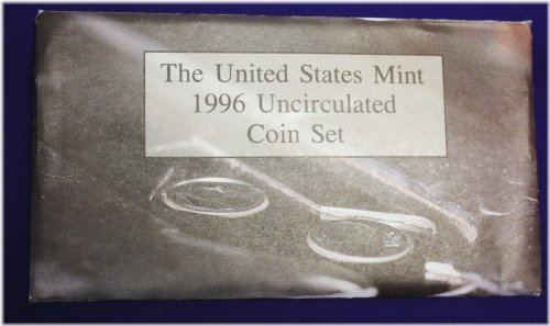 1996 Commemorative Mint Set with 50th Anniversary W Mint Dime