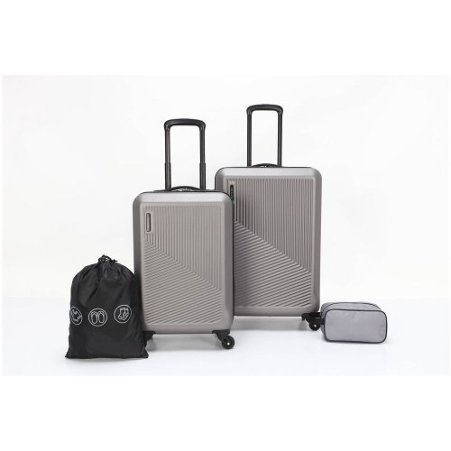 Brushed Nickel Skyline Travel Set