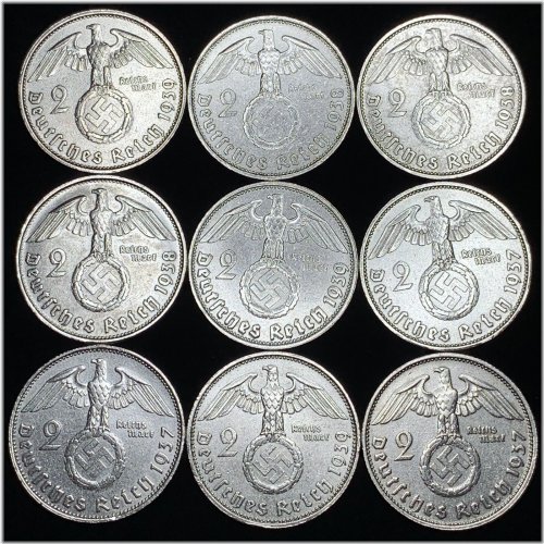 Hindenburg Silver Reichsmark Collection