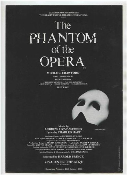The Phantom's Legacy: Michael Crawford Brochure