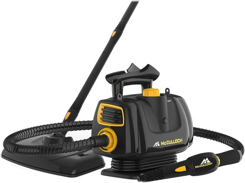 Portable Power Steam Cleaner with 16-Piece Accessories" by McCulloch