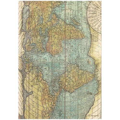 Global Wanderings Decoupage Rice Paper