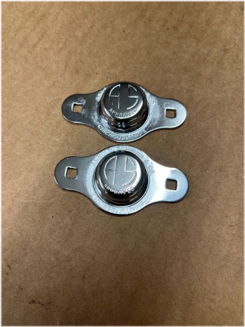 Chromed Pedal Caps for Schwinn Phantom 26" Bicycle