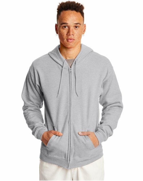 ComfortBlend EcoSmart Men's Full Zip Hoodie with Pockets