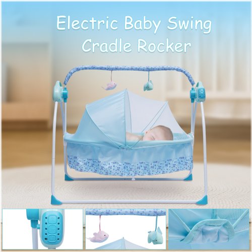 Blue Sky Baby Swing Bed