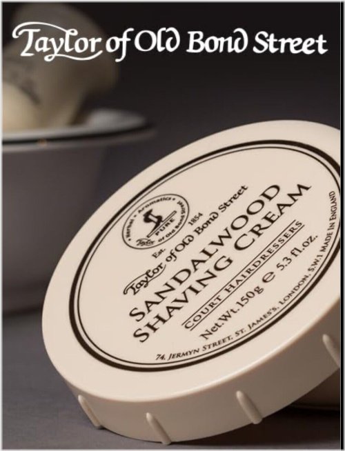 Old Bond Street Sandalwood Shaving Cream Soap