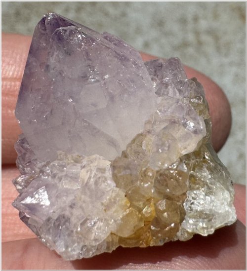 Mystic Amethyst Cactus Quartz Duo