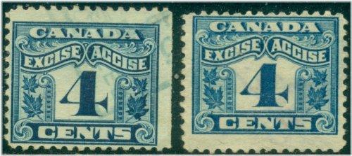 Canadian Excise Tax Stamps - Value Pack