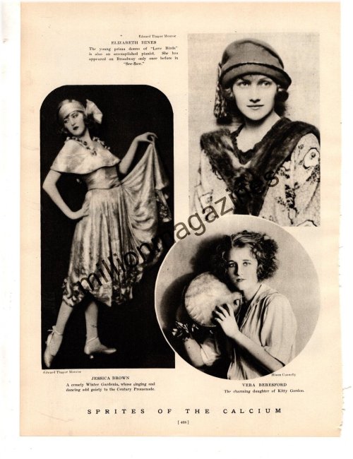 The Stage Chronicles: 1921 Edition