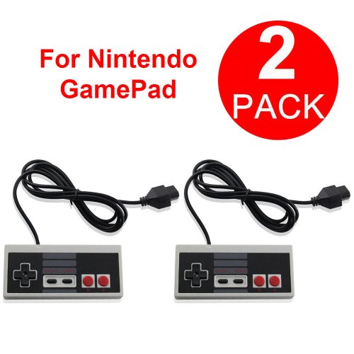 Retro Duo Controller Bundle for Classic Nintendo NES Console