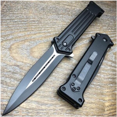 Assisted Stiletto Folding Knife