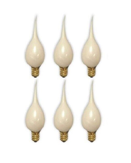 Pearlized Silicone Dipped Electric Candle Bulbs