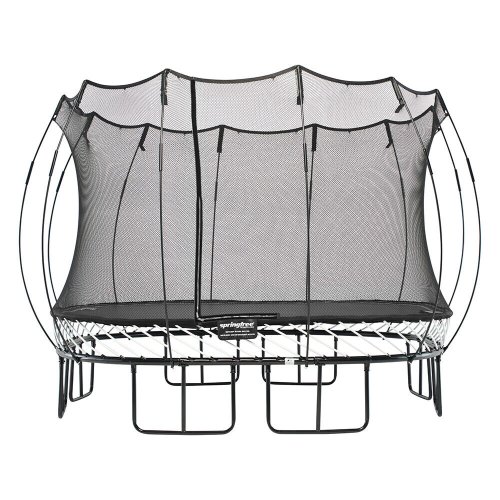 Square Spring Trampoline with Enclosure - 11 Feet (Open Box)