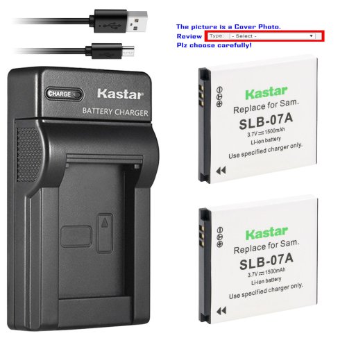 Samsung SLB-07 Battery Charger by Kastar