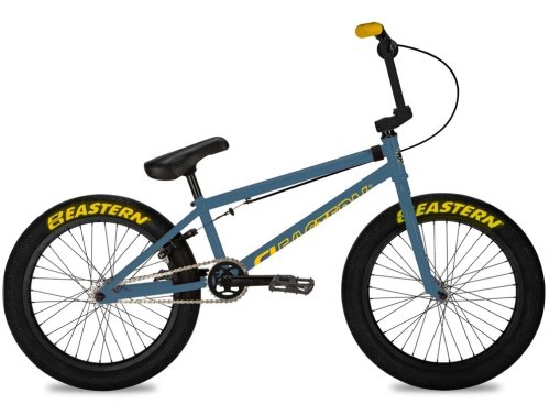 Slate Blue/Yellow Wolf BMX Bike
