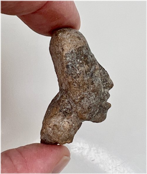 Teotihuacan Pottery Head Artifact