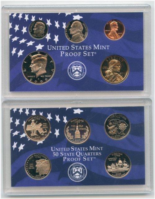 United States 2000-S Proof Set - San Francisco Mint