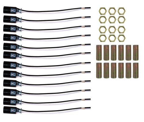 Wire Candelabra Lamp Socket Set