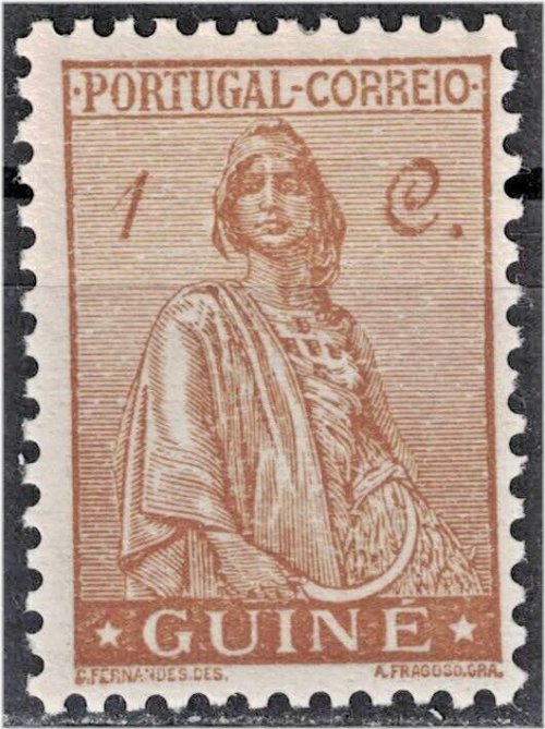1933 Portuguese Guinea Ceres Stamp