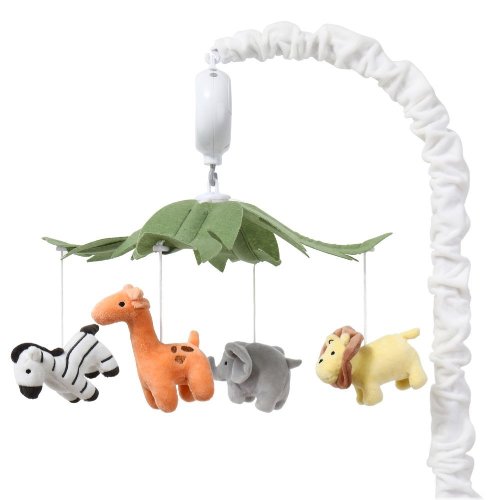 Safari Serenade Musical Crib Mobile