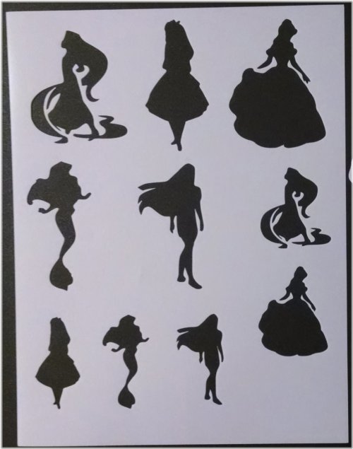 Enchanted Princess Stencil Set