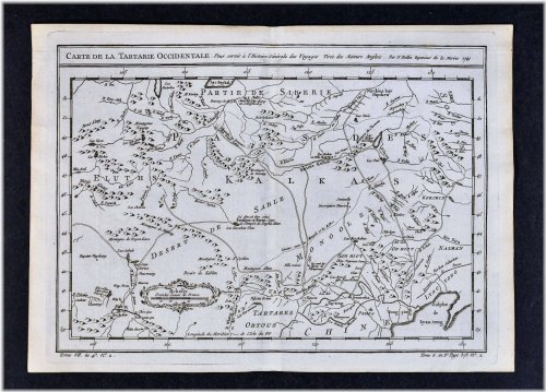 Western Tartary and the Lands of Genghis Khan - 1749 Bellin Map