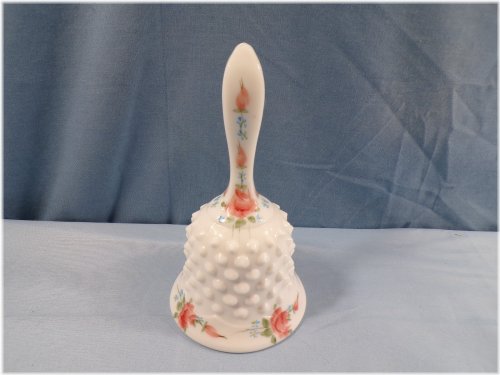 Rosebud Hobnail Glass Bell