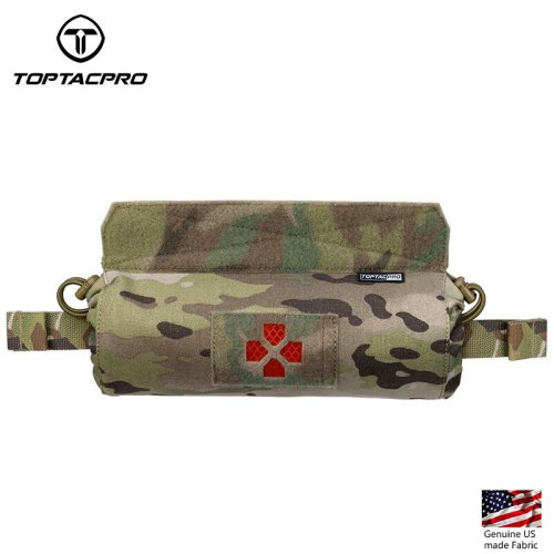 RollMate Trauma Kit Pouch - Military Grade First Aid Organizer with MOLLE Compatibility