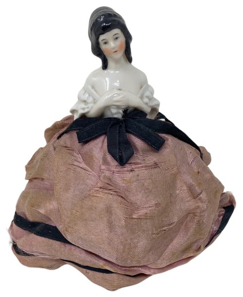 Porcelain Half Doll Pin Cushion