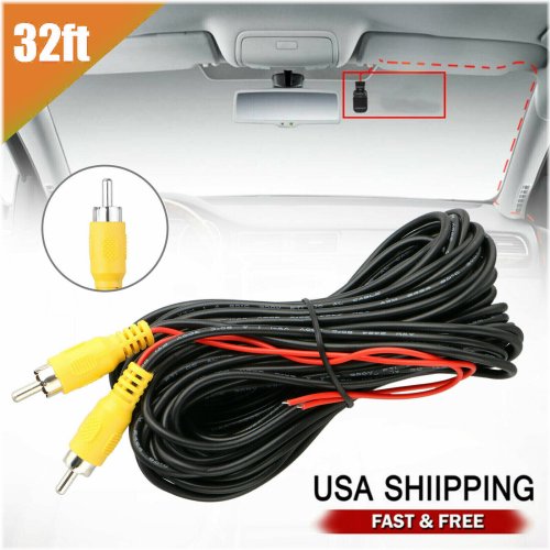 RCA Extension Cable Kit for Rear View Backup Camera